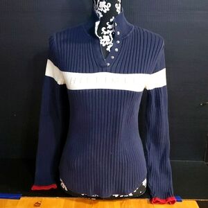 Tommy Hilfiger Long Sleeve Knit Blue. Size M.